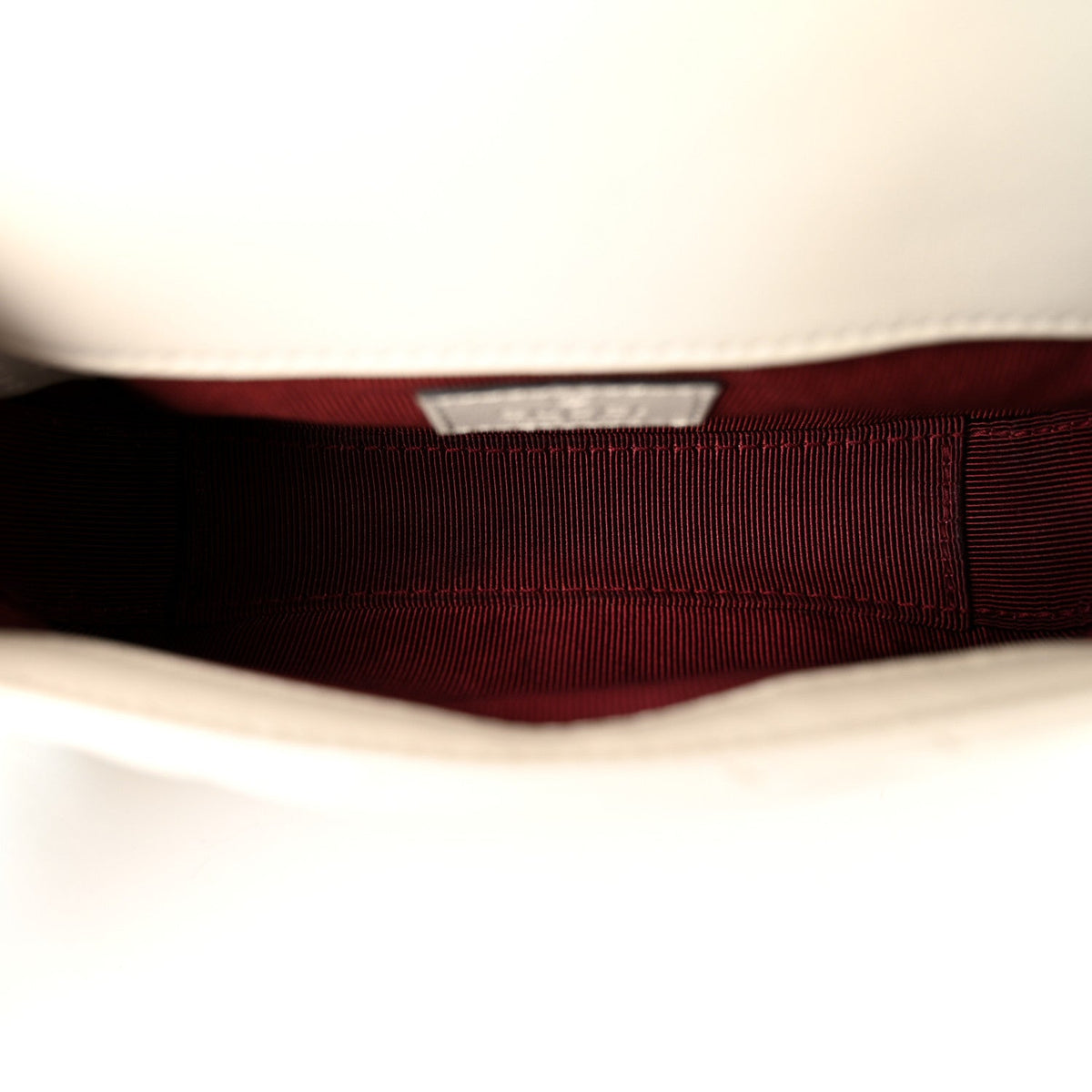 Lambskin Matelasse Mini GG Marmont Shoulder Bag White