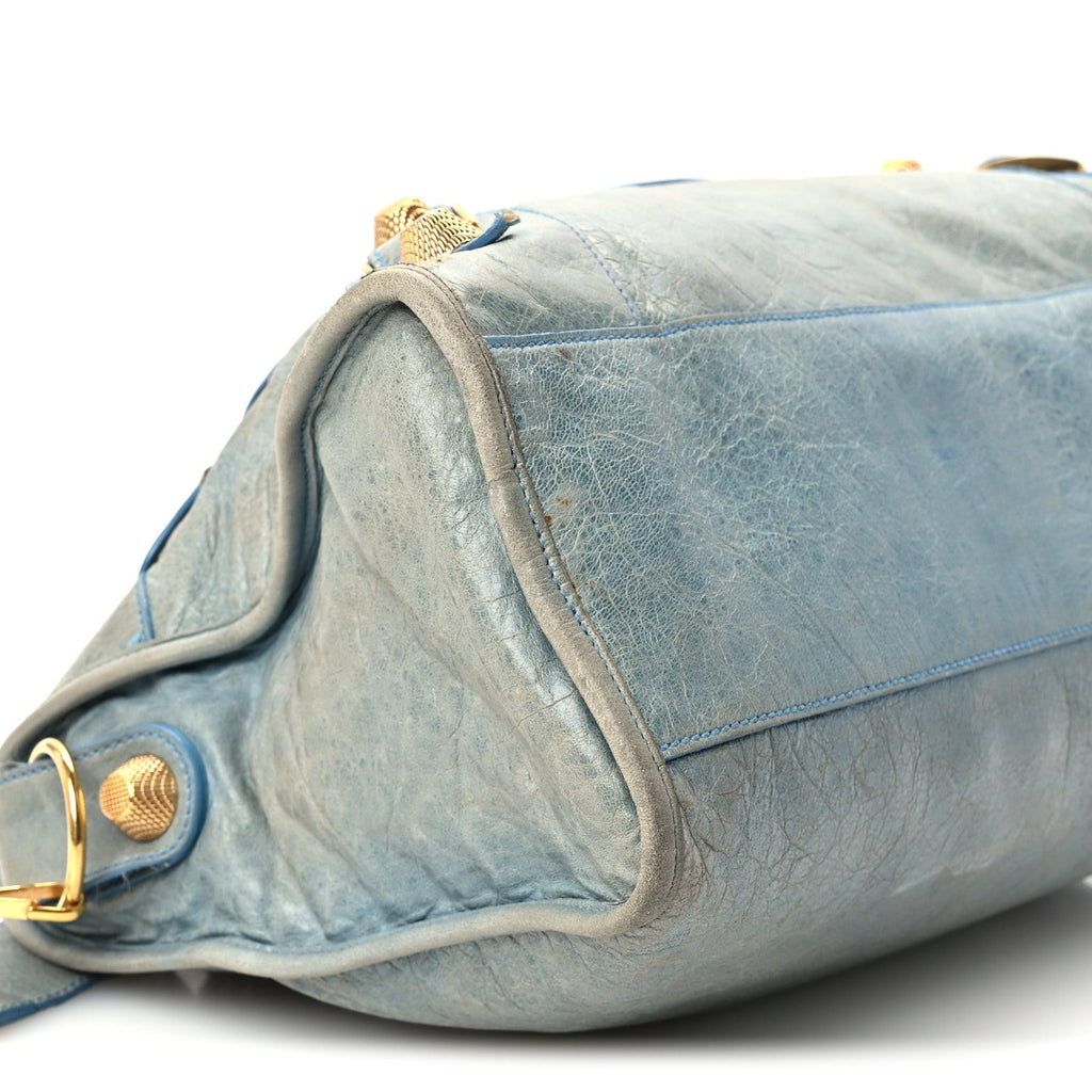 Agneau Giant 21 Gold Hardware City Sky Blue