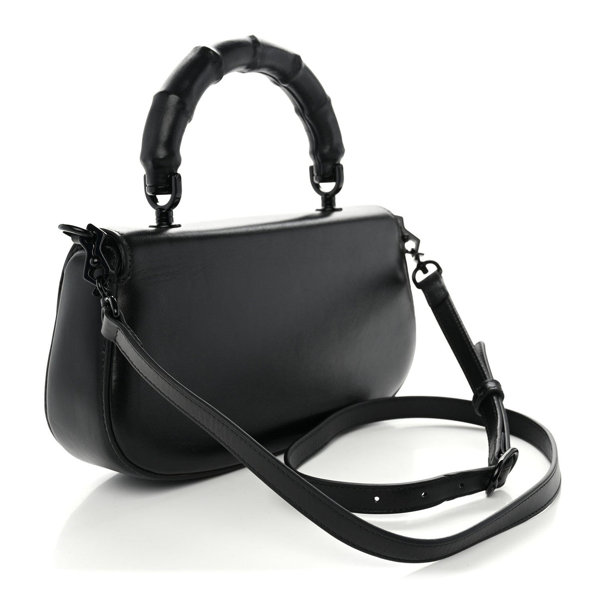 Calfskin Medium Bamboo Diva Black