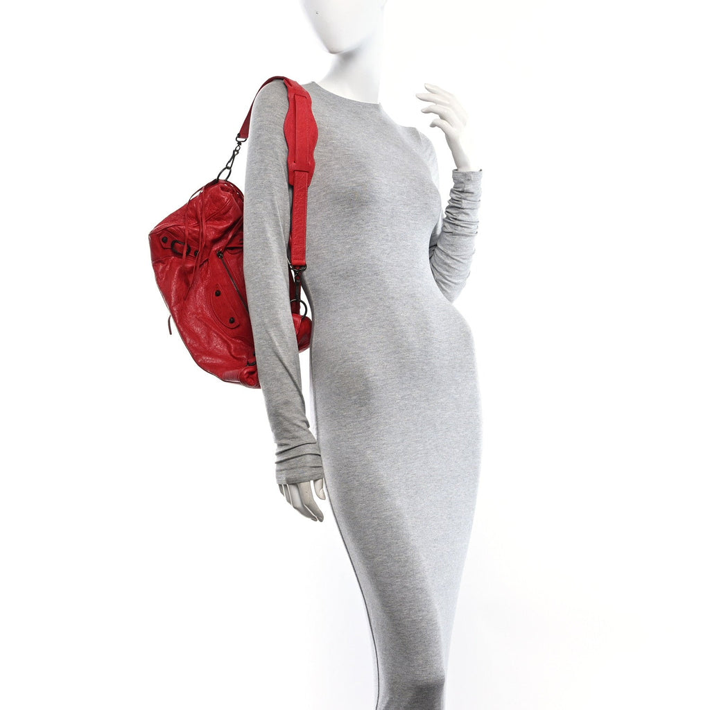 Agneau Classic Hardware Twiggy Rouge Coquelicot