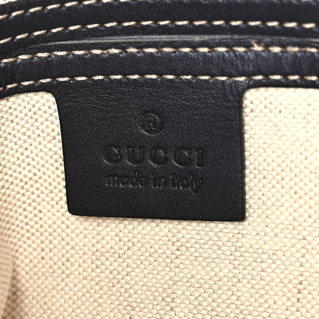 GG Plus Monogram Large Flat Messenger Bag Beige Blue