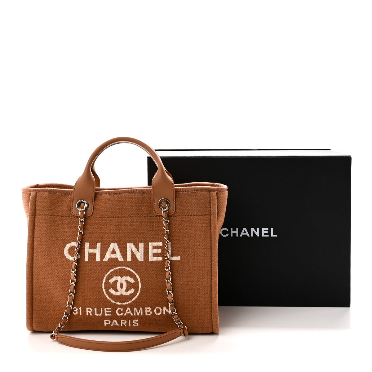 Mixed Fibers Small Deauville Tote Camel