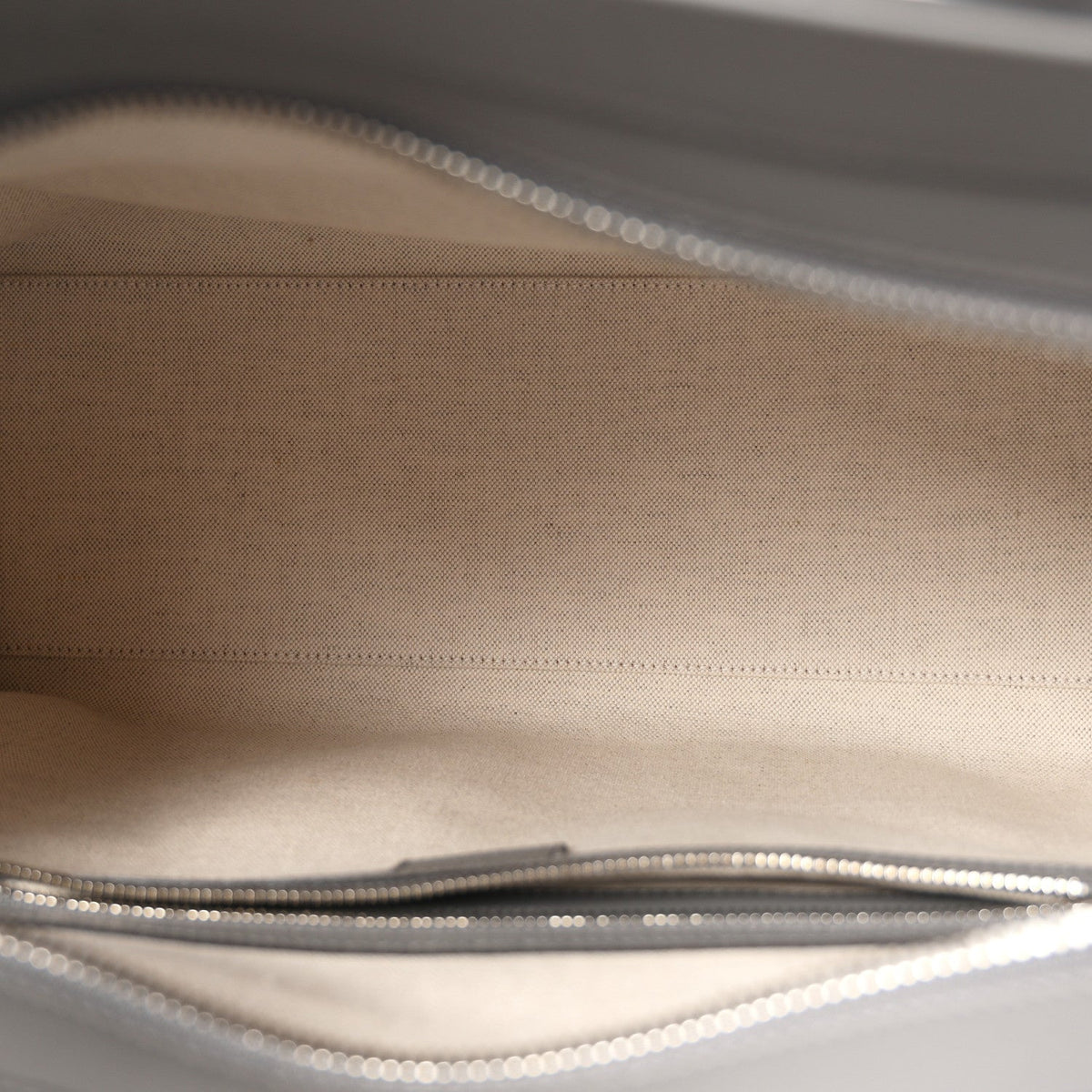 Calfskin GG Tennis Embossed Tote Bag Dusty Grey