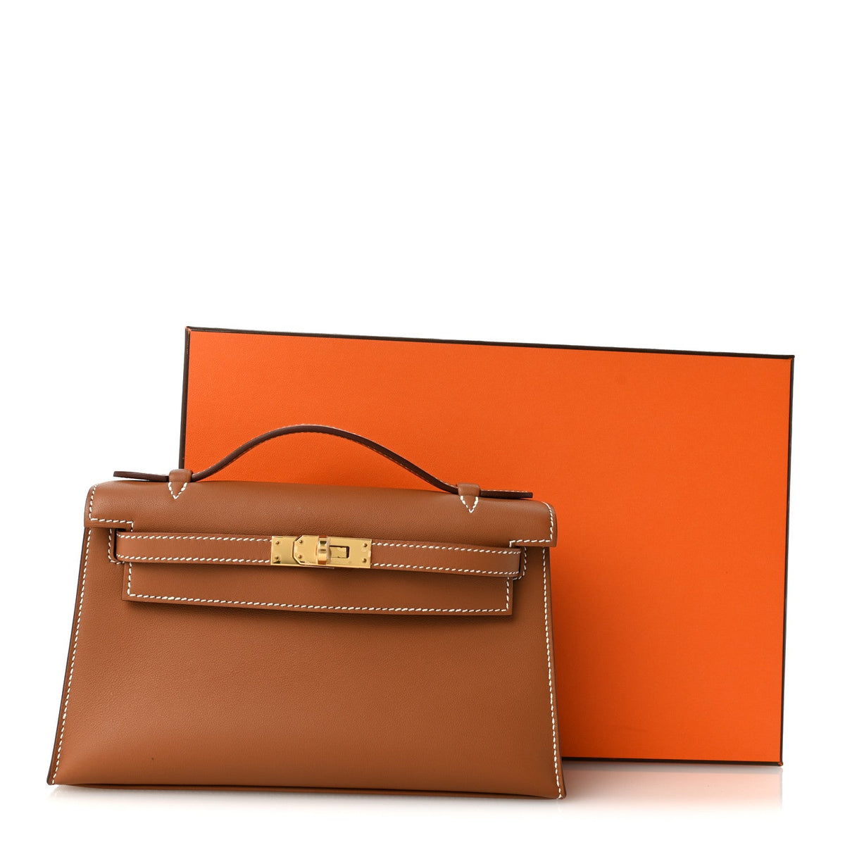 Swift Kelly Pochette Clutch Gold