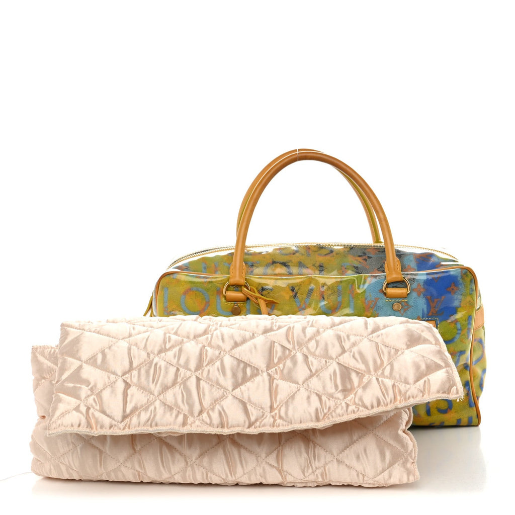 Monogram Pulp Defile Weekender PM Yellow