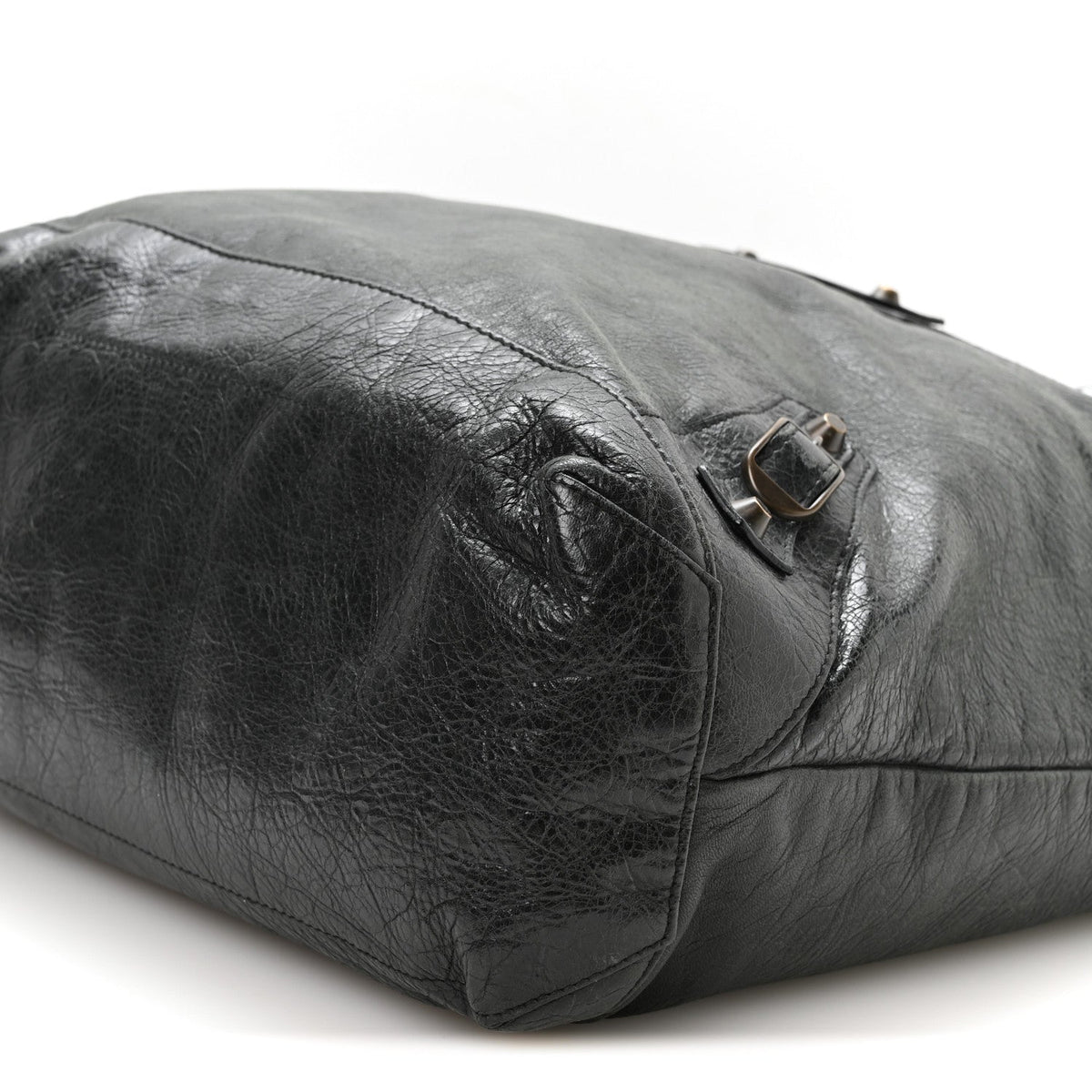 Agneau Classic Hardware Day Hobo Black