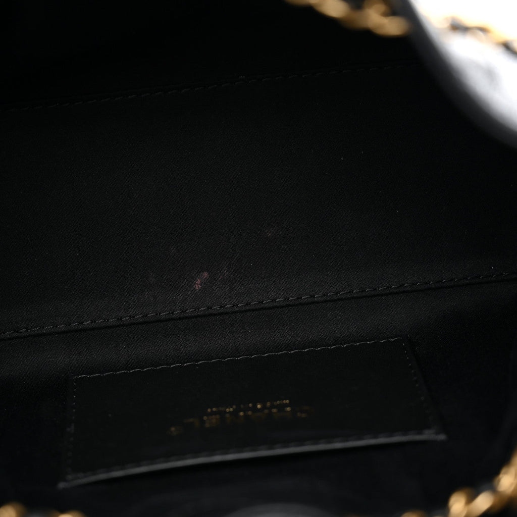 Caviar Quilted Mini Chanel 25 Handbag Black