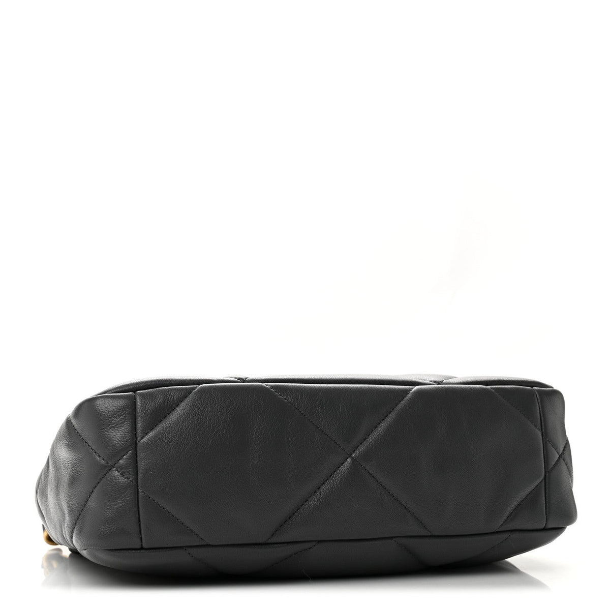 Lambskin Quilted Medium Chanel 19 Flap Dark Grey