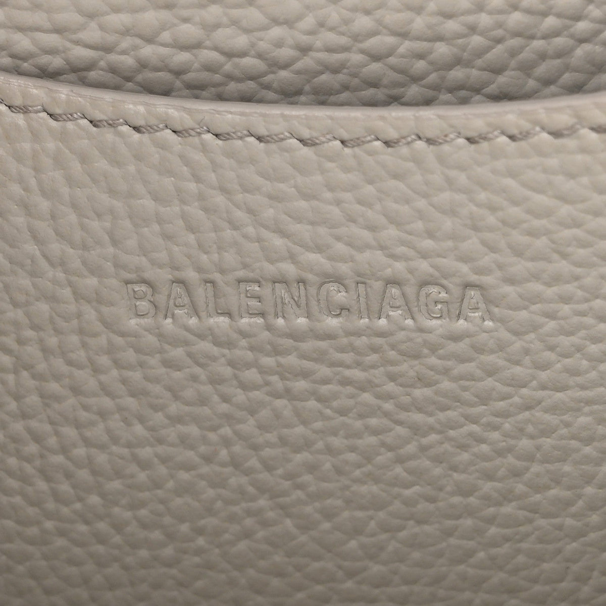 Grained Calfskin Neo Classic Silver Hardware S City Light Grey