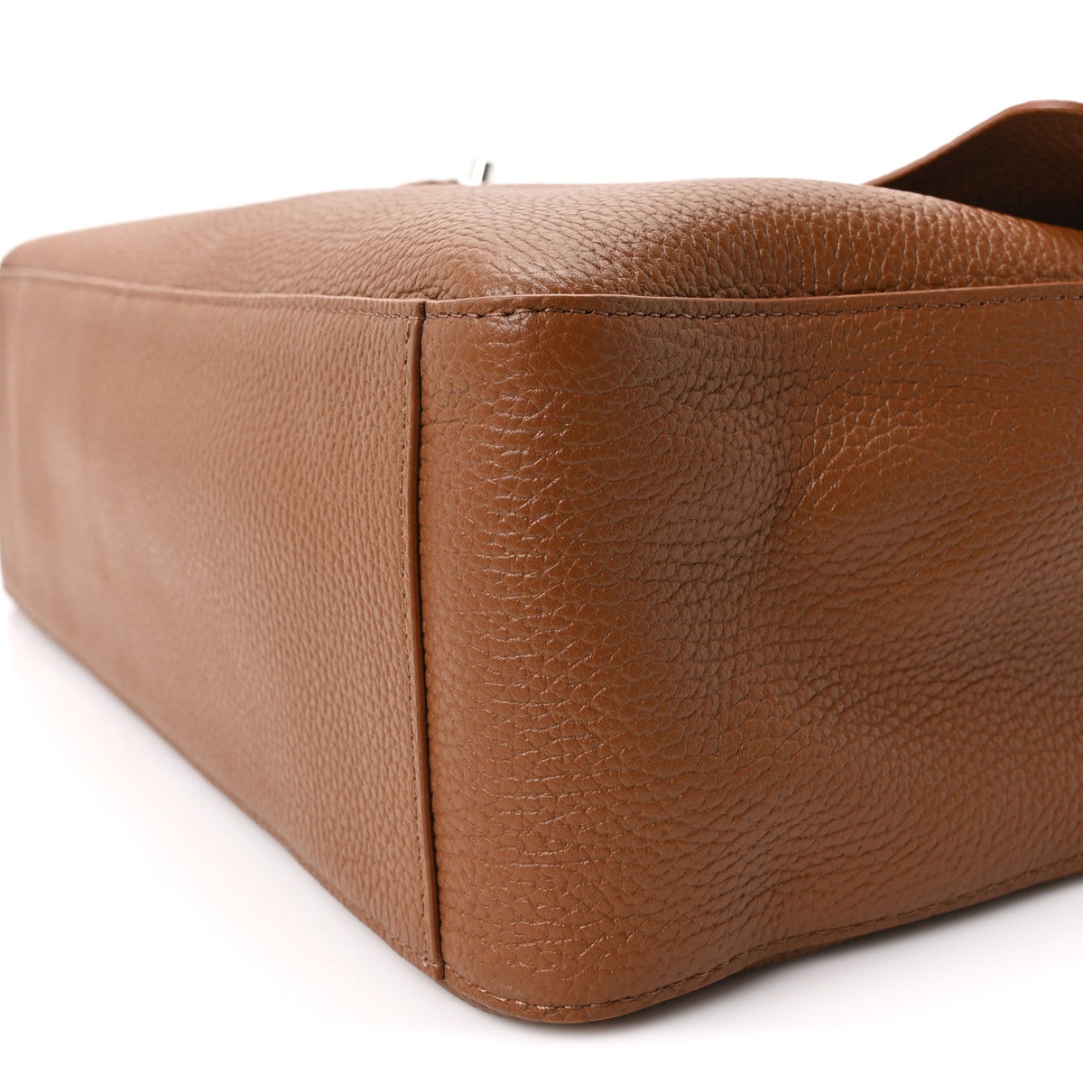 Grained Calfskin Souplissimo Maxi Flap Camel