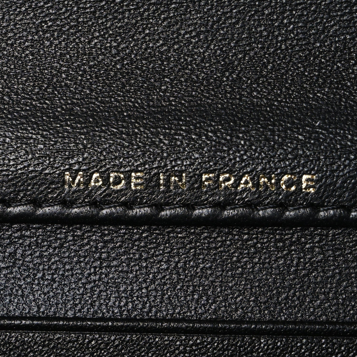 Calfskin Lizard Embossed Top Handle Long Clutch With Chain Black