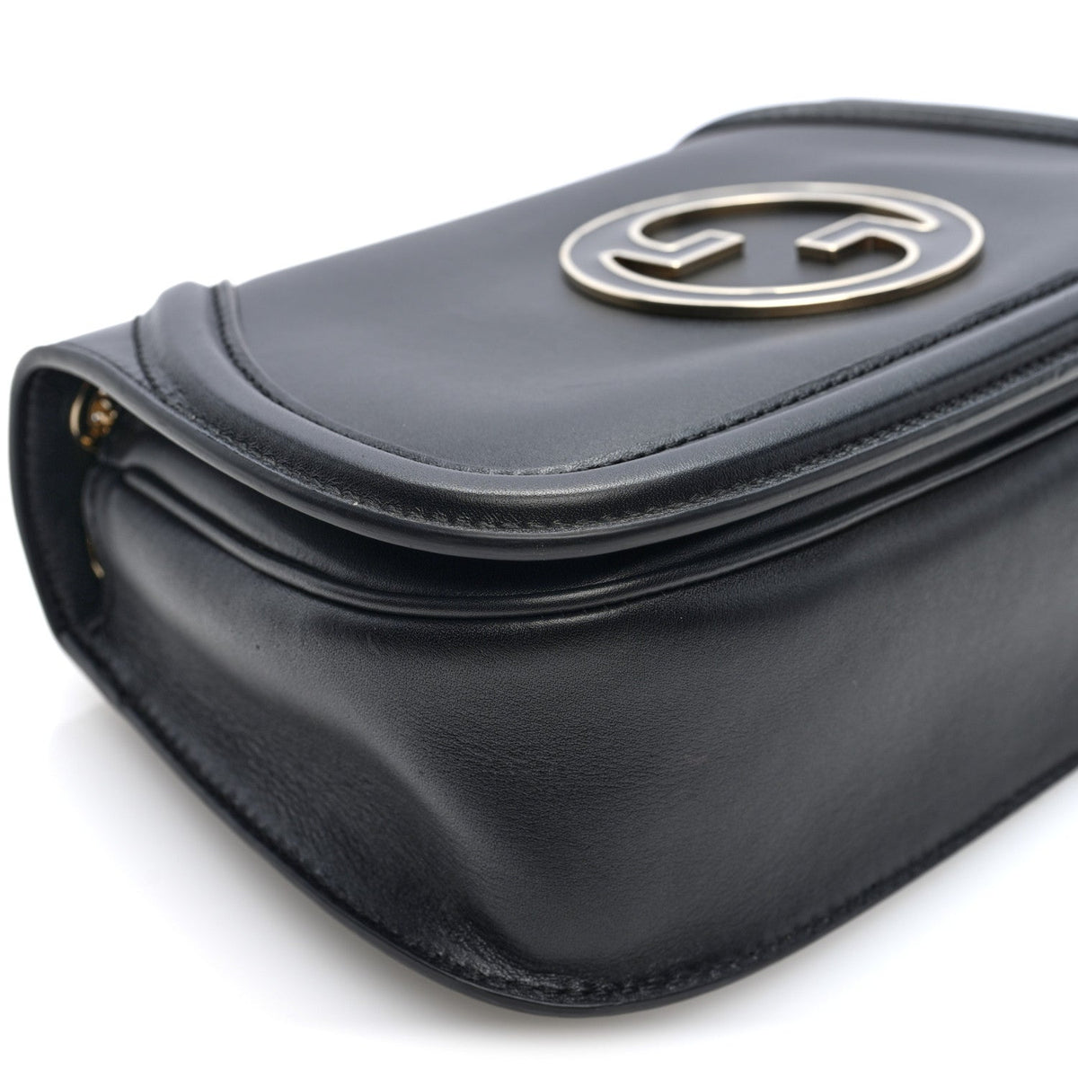 Calfskin Blondie Medium Shoulder Bag Black