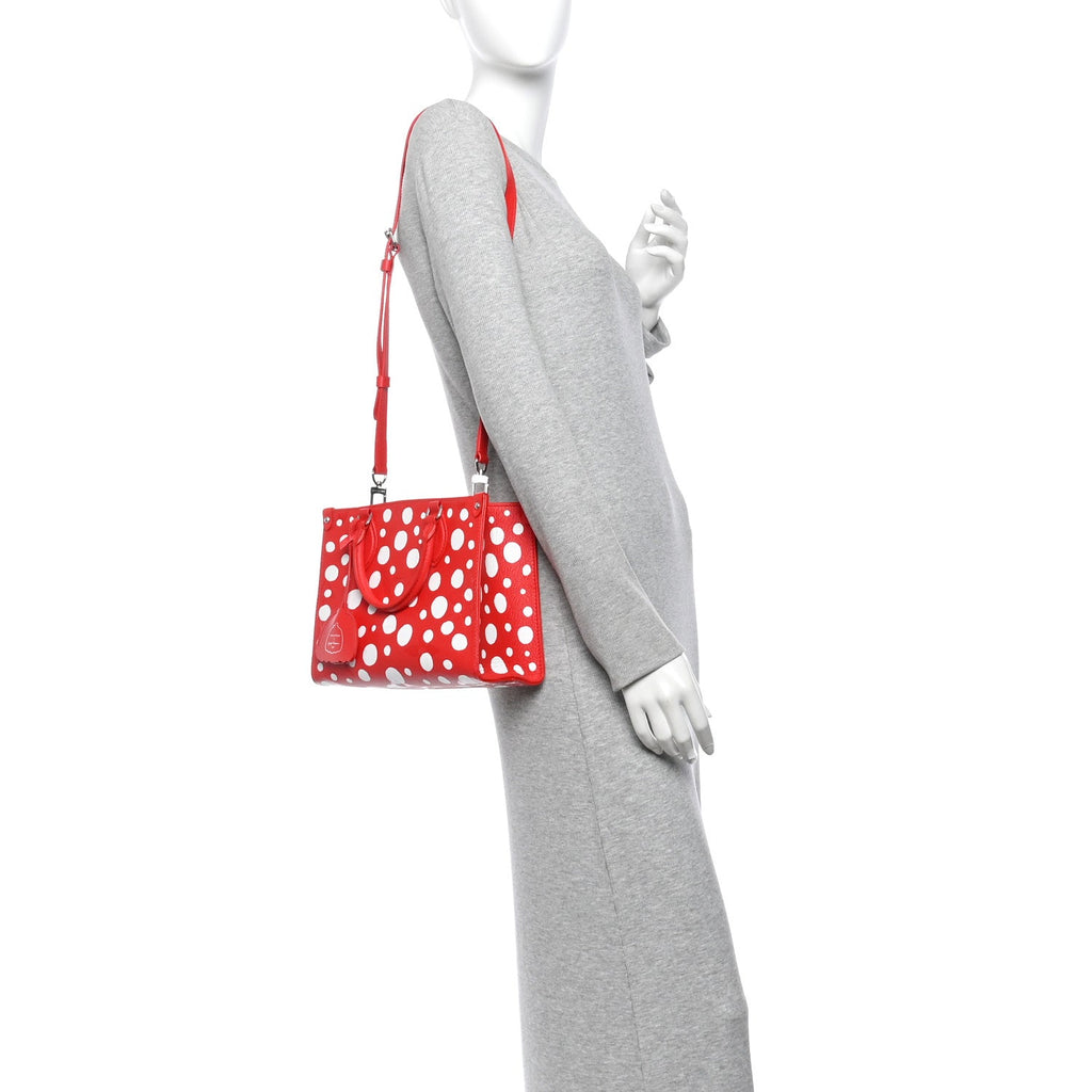 LV X YK Empreinte Infinity Dots Onthego PM Rogue White