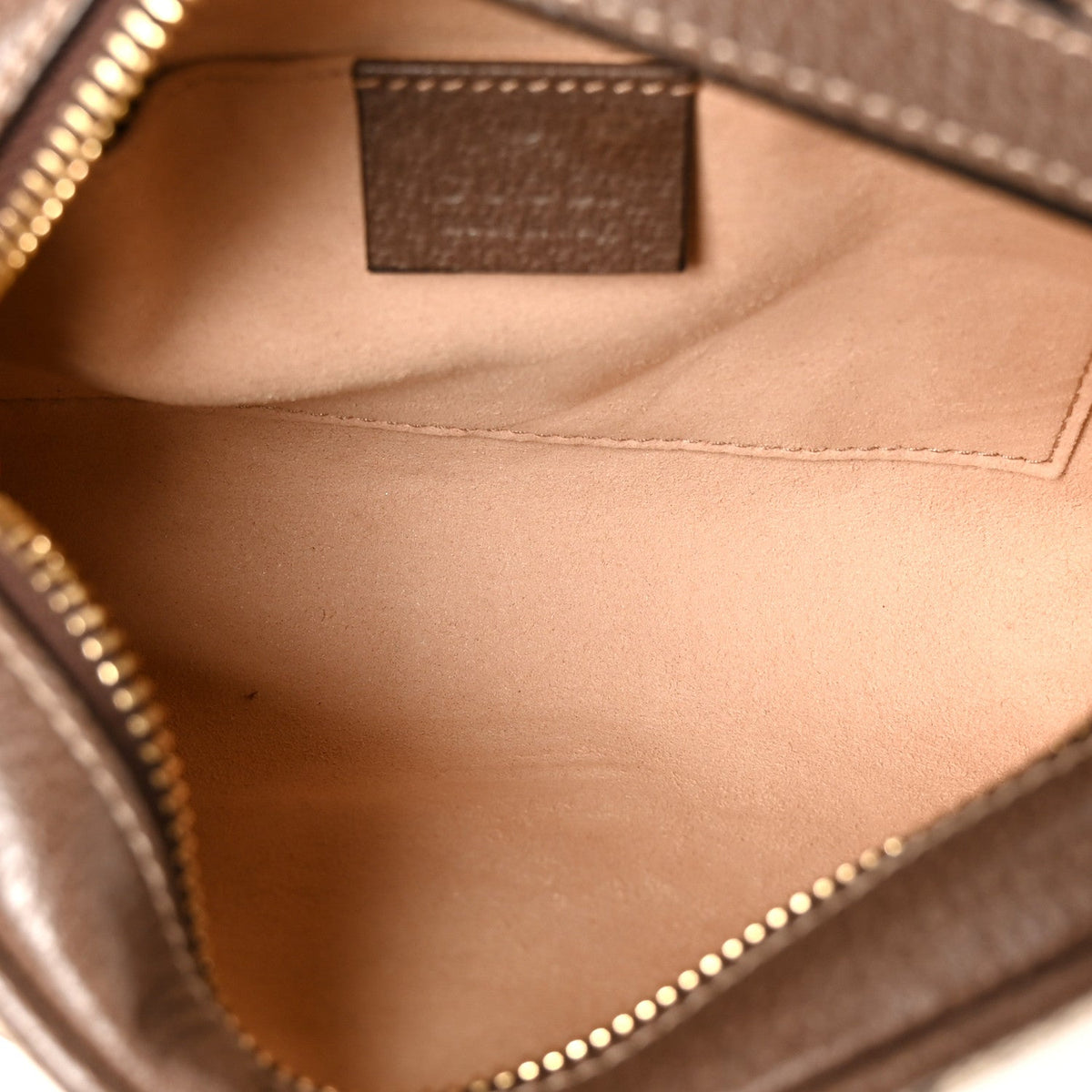 GG Supreme Monogram Web Mini Ophidia Shoulder Bag Brown