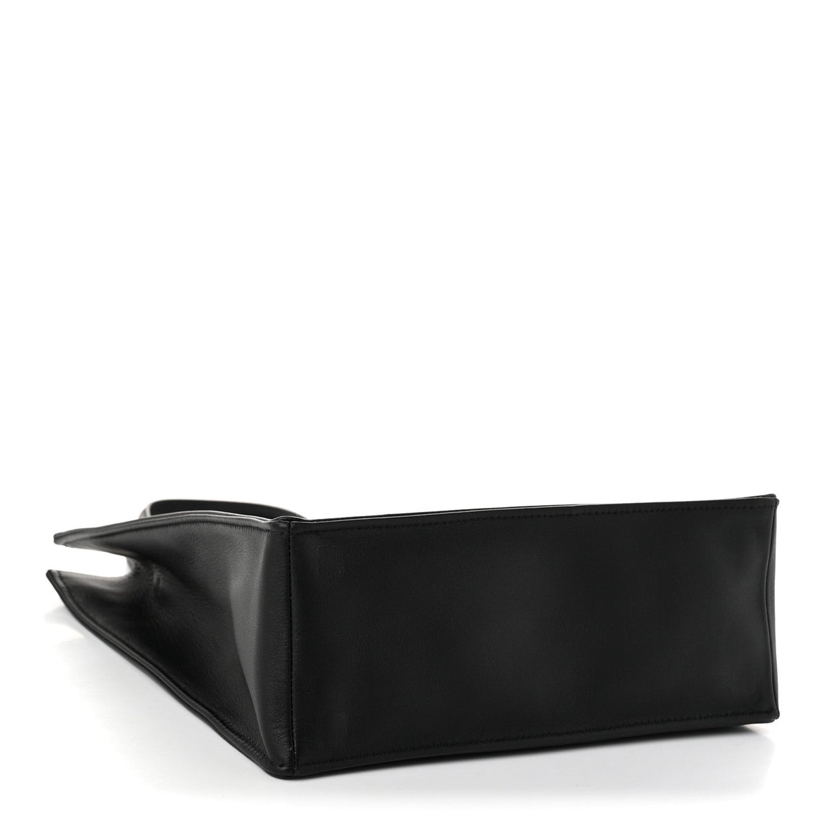 Calfskin Small Shopping Bag Black