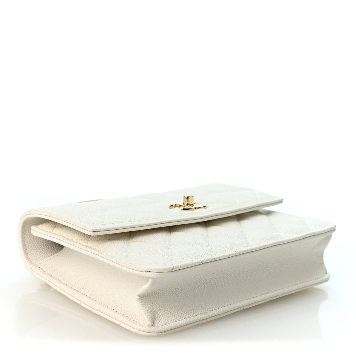 Caviar Quilted Top Handle Mini Chanel 25 Backpack White