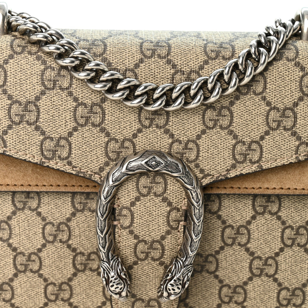 GG Supreme Monogram Mini Dionysus Shoulder Bag Taupe