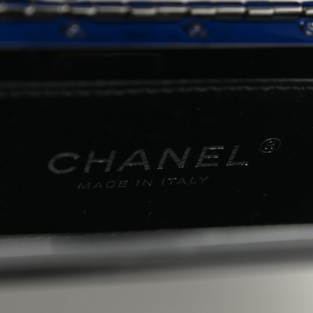 Plexiglass Plexi Coco Bag Black Blue