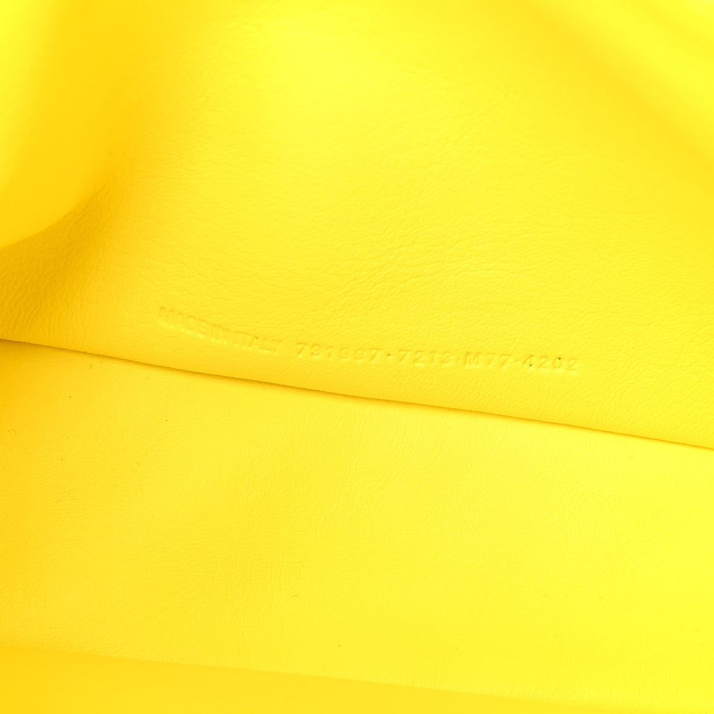 Satin Small Leopolda Shoulder Bag Yellow