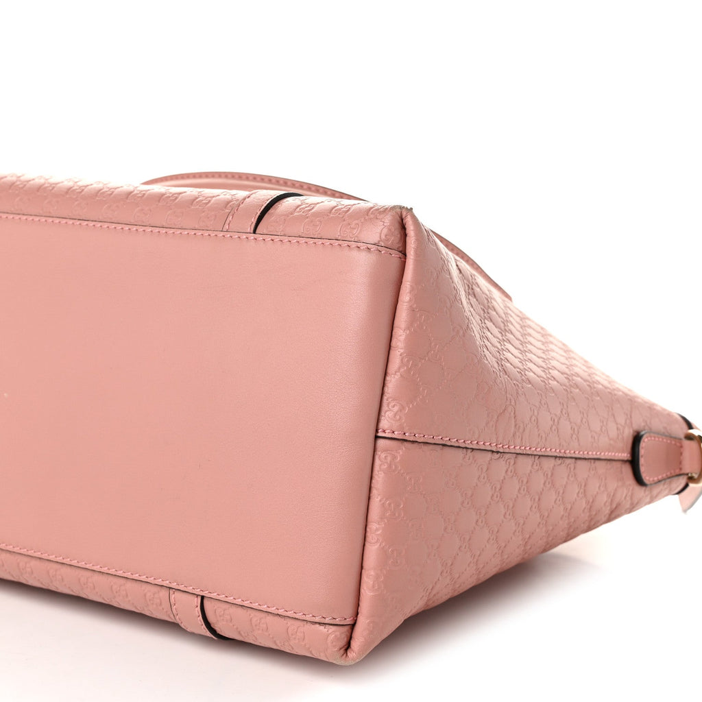 Soft Microguccissima Large Dome Satchel Soft Pink