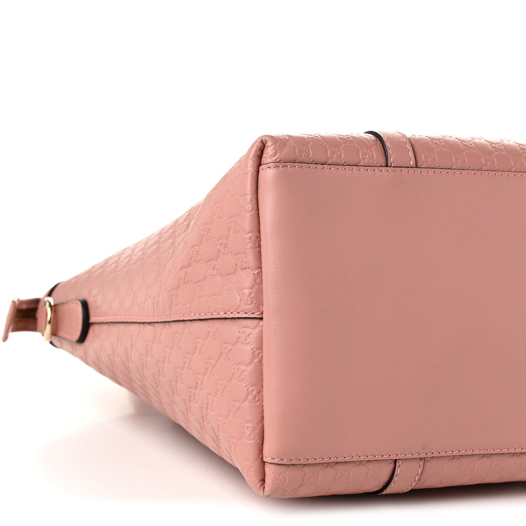 Soft Microguccissima Large Dome Satchel Soft Pink