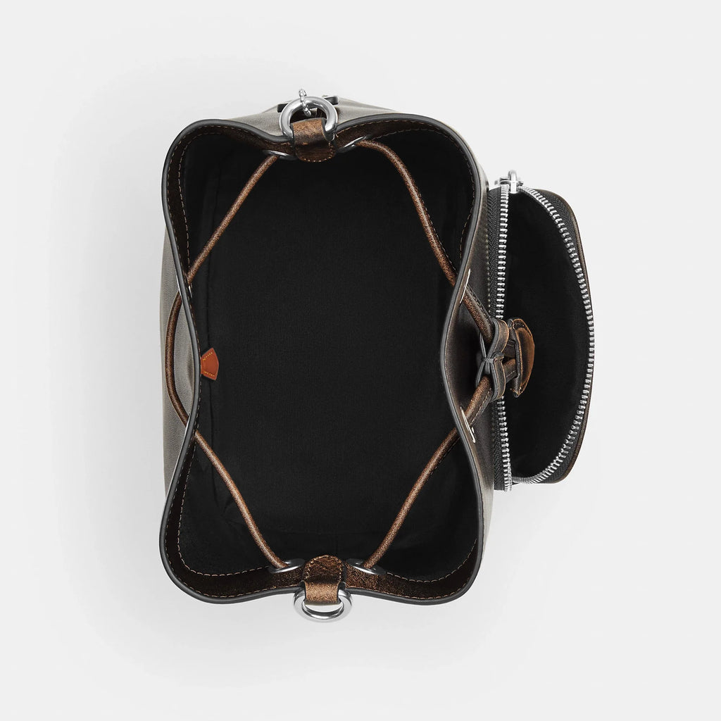 Coach Outlet Rowan Bucket Bag With Pocket In Loved Leather