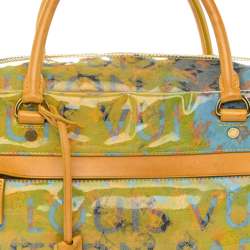 Monogram Pulp Defile Weekender PM Yellow