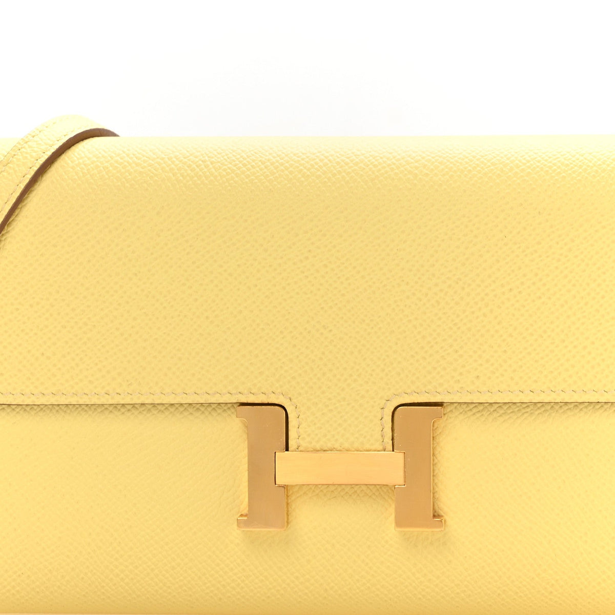 Epsom Constance Long Wallet To Go Wallet Jaune Poussin