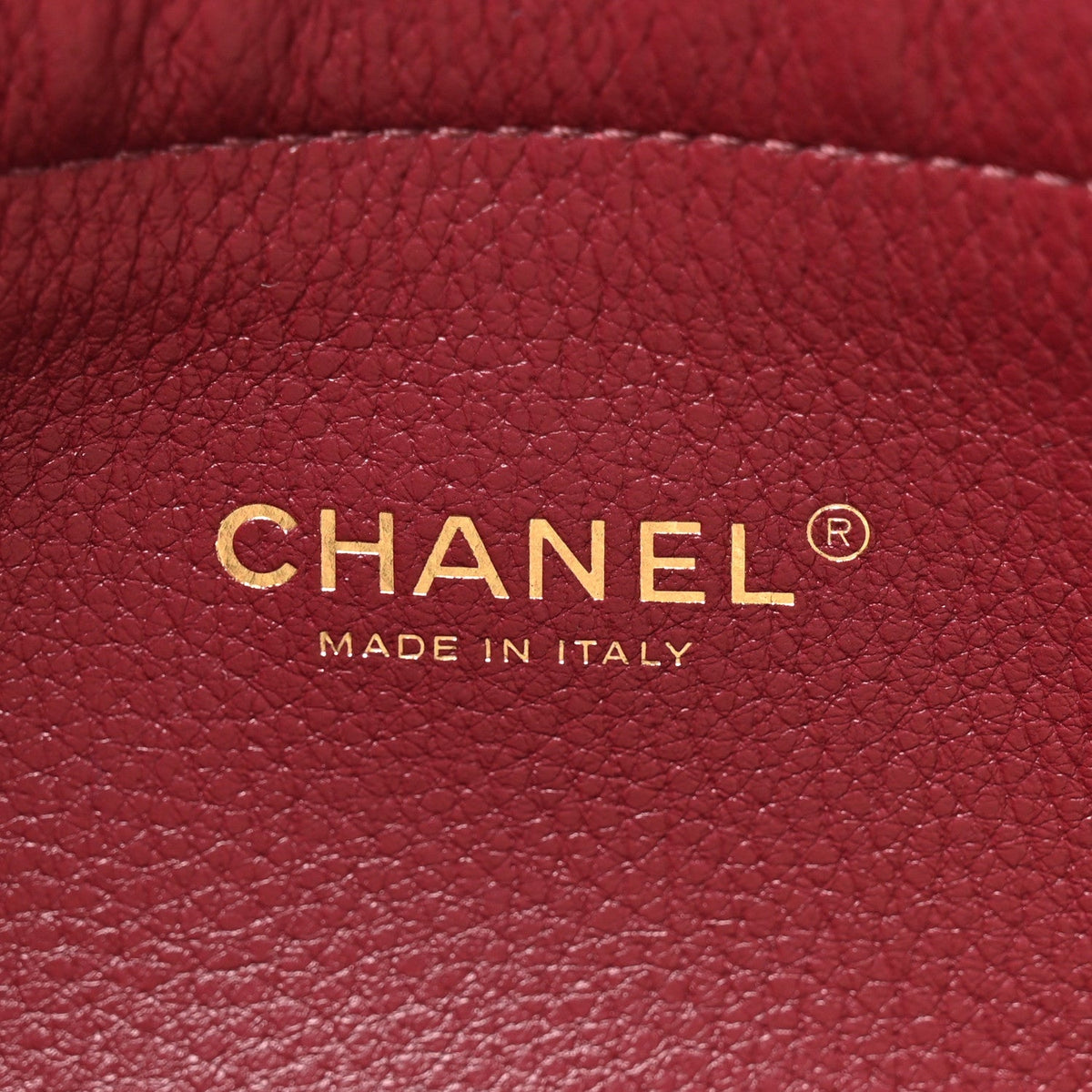 Grained Calfskin Stitched Urban Essentials Shopping Bag Dark Burgundy