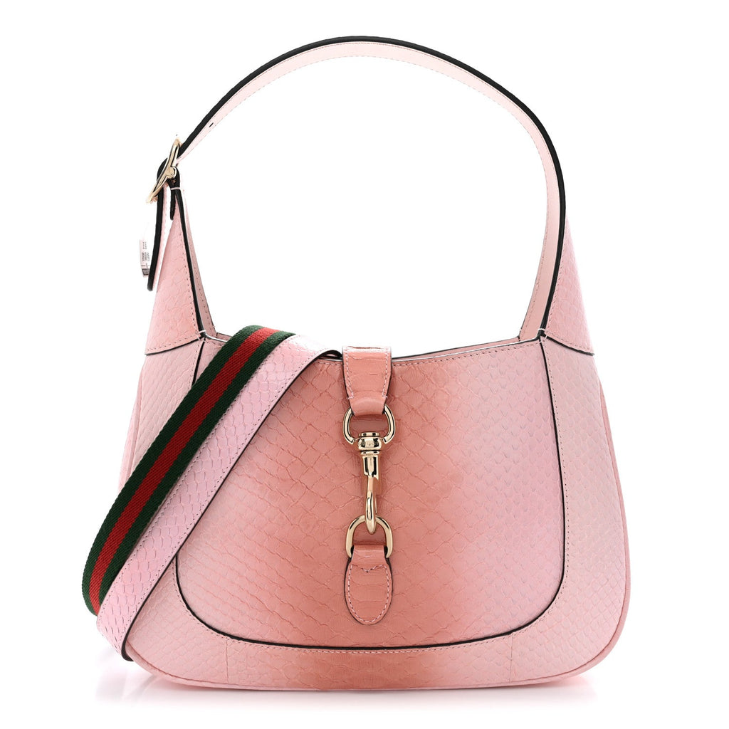 Snakeskin Web Small Jackie 1961 Hobo Pink