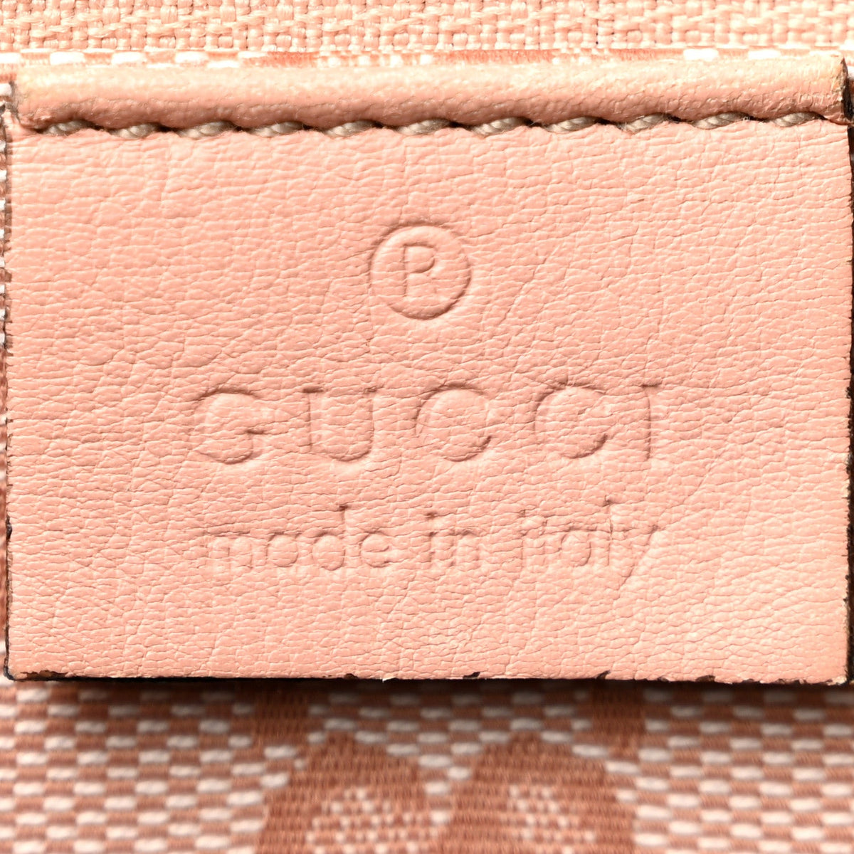 Crystal Monogram Medium Abbey Tote Blush