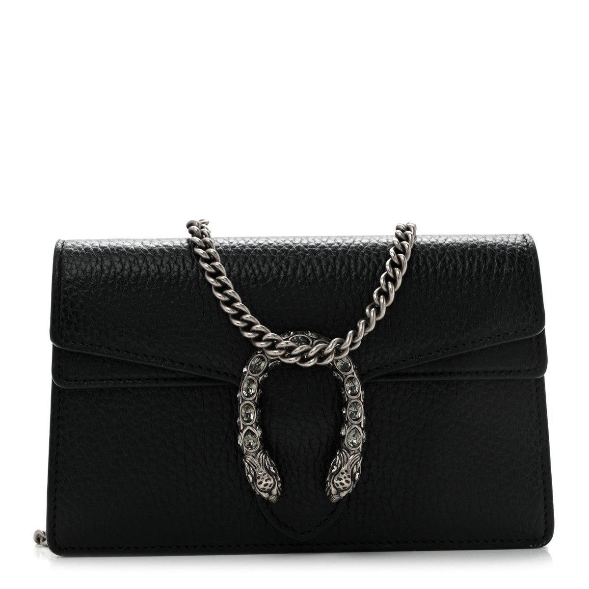 Calfskin Super Mini Dionysus Shoulder Bag Black