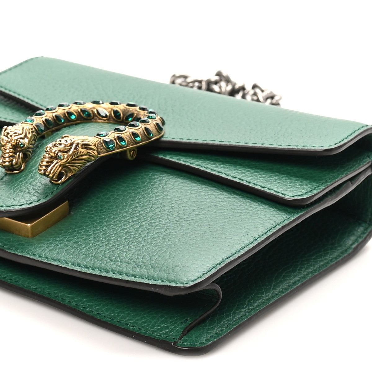 Calfskin Mini Dionysus Shoulder Bag Emerald