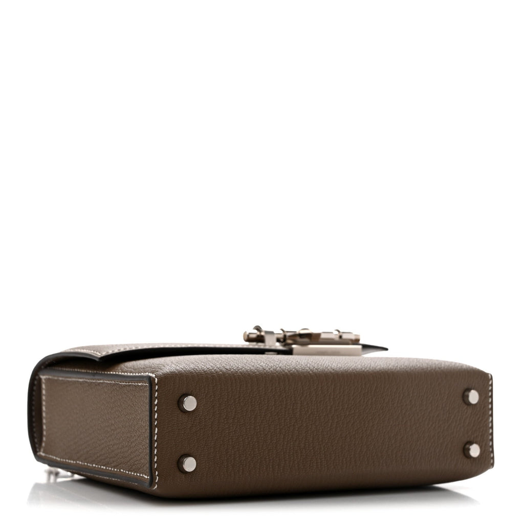 Chevre Chamkila Mini Verrou Chaine Bag Etoupe