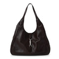 Soft Calfskin Medium Mercato Tote Bag Dark Brown