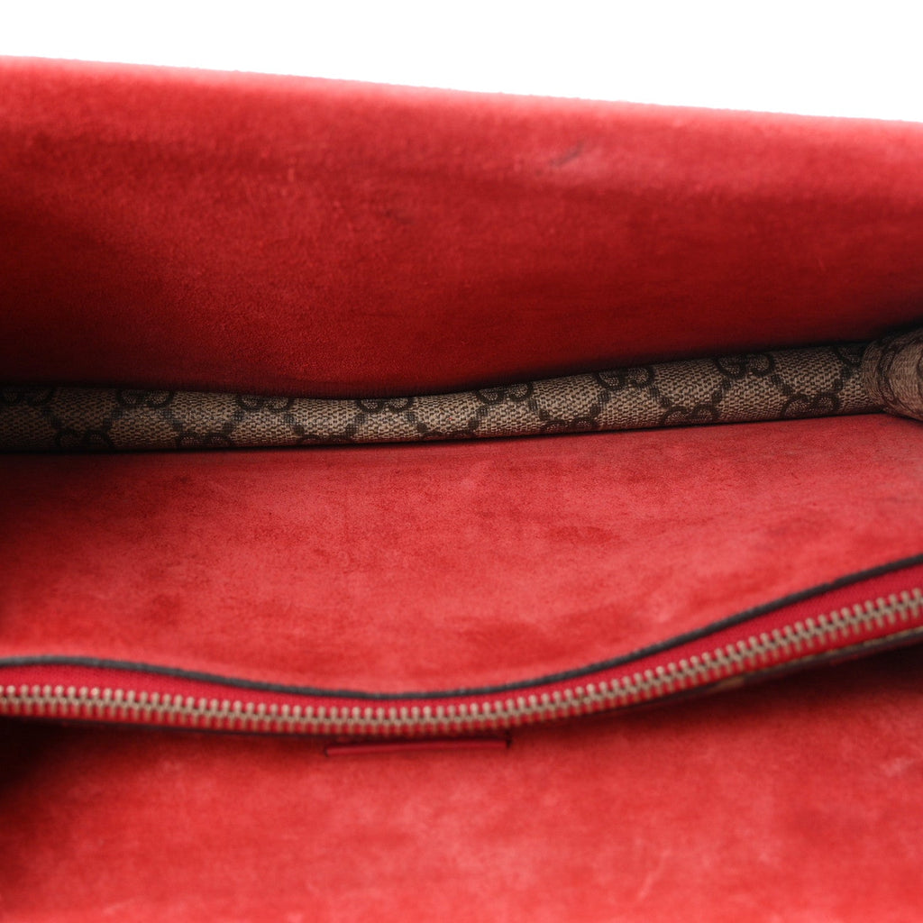 GG Supreme Monogram Small Dionysus Shoulder Bag Red