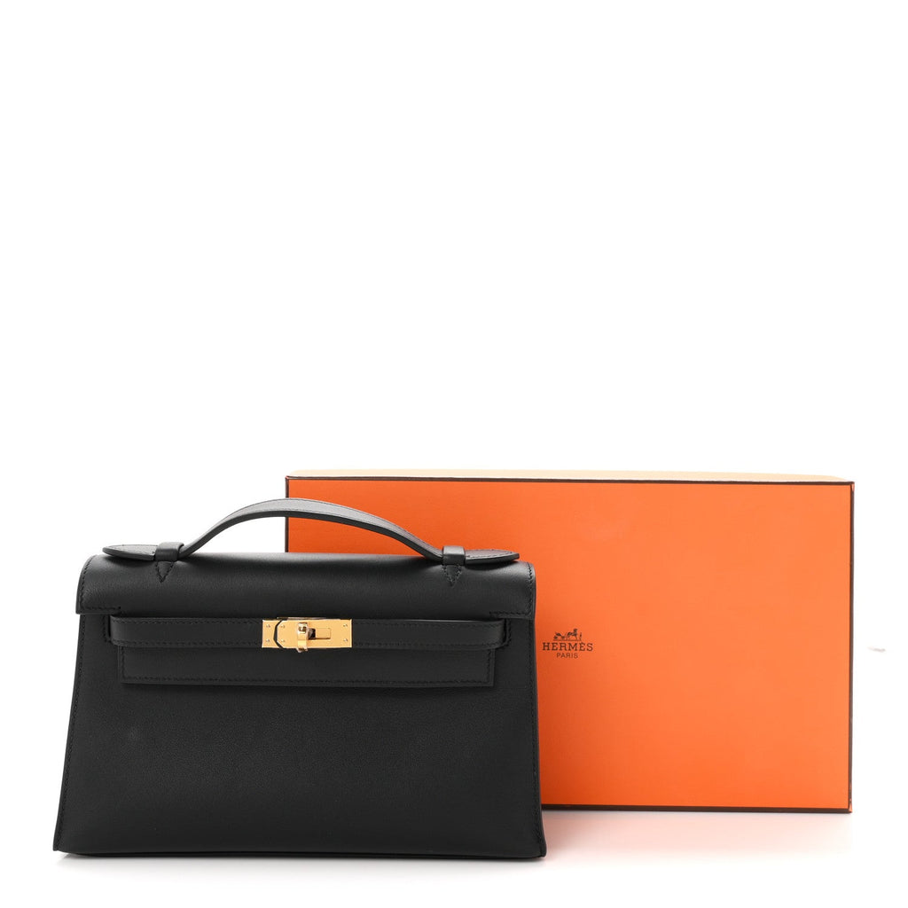 Swift Kelly Pochette Clutch Black