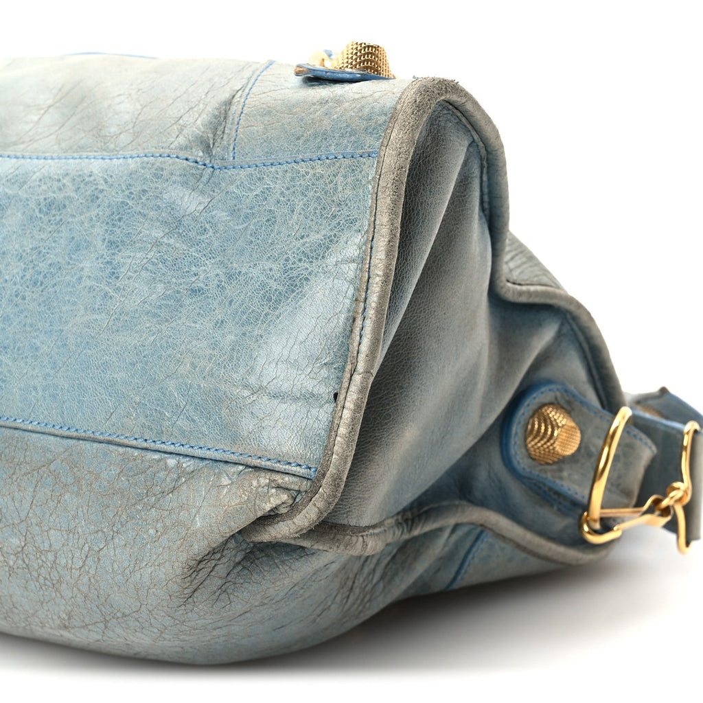 Agneau Giant 21 Gold Hardware City Sky Blue