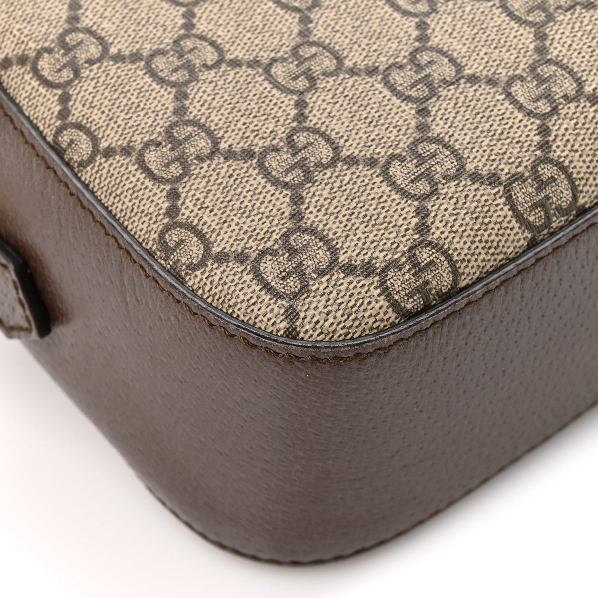 GG Supreme Monogram Web Neo Vintage Shoulder Bag Beige New Acero Crop