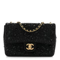 Strass Evening Flap Bag Black