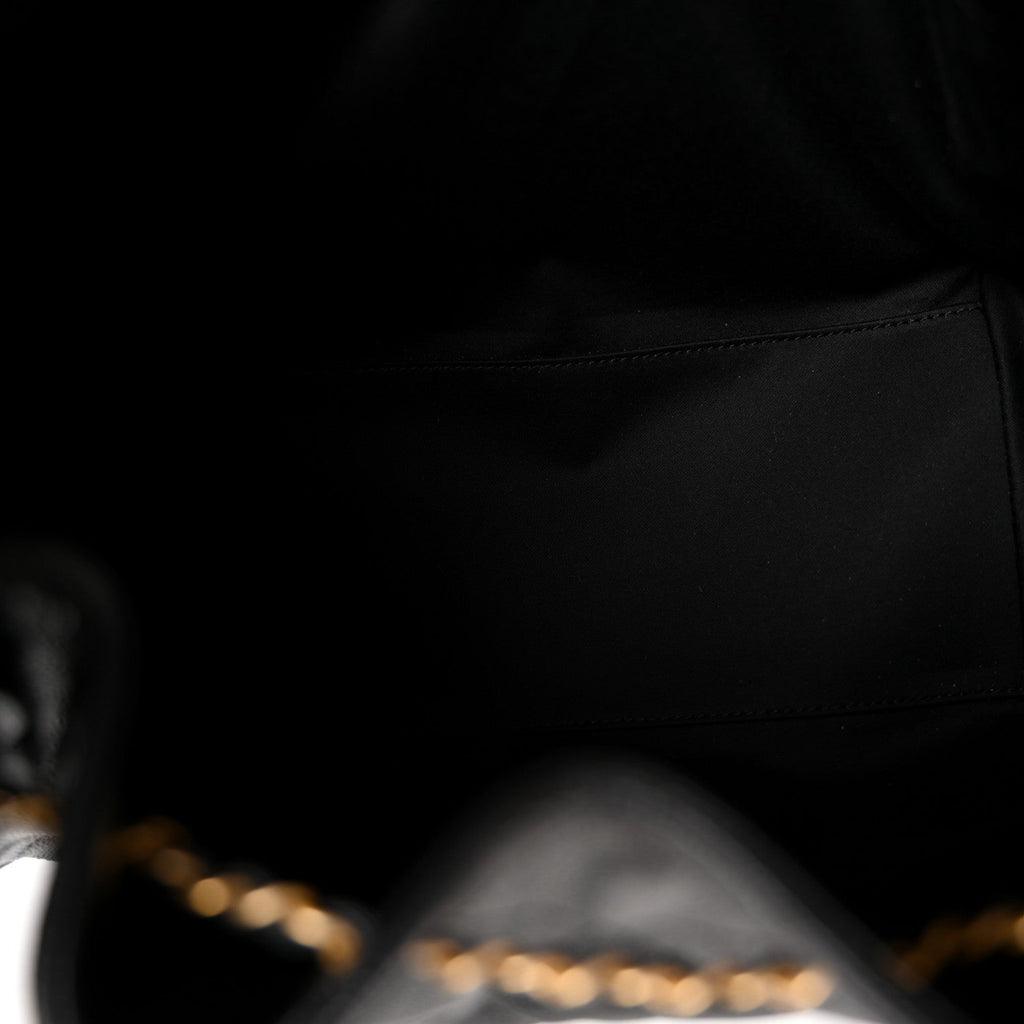 Caviar Quilted Small Chanel 25 Handbag Black