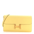 Epsom Constance Long Wallet To Go Wallet Jaune Poussin