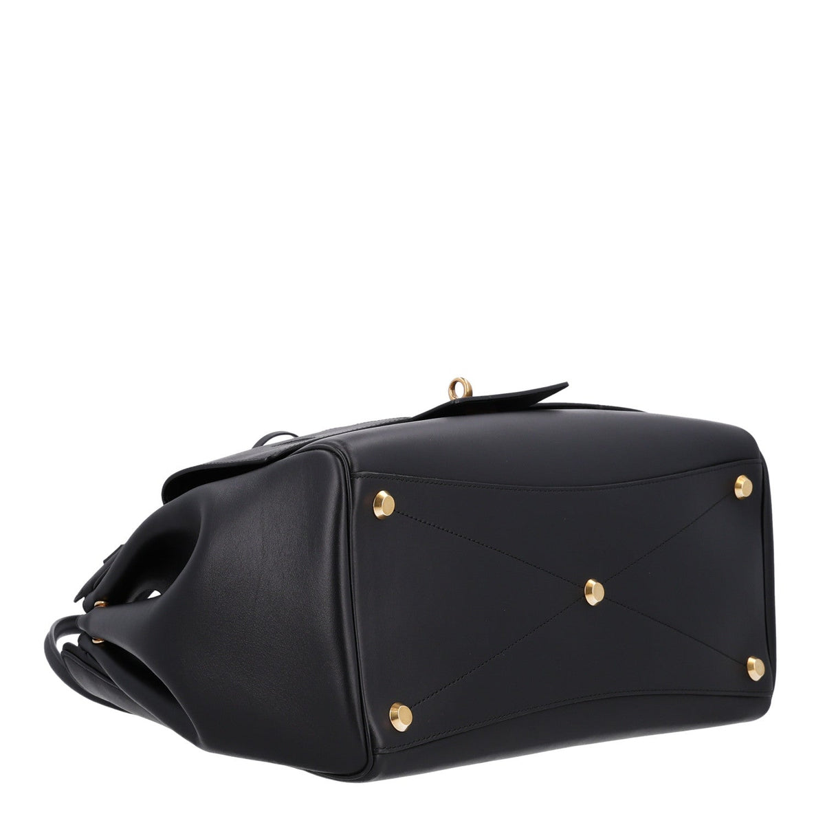 Smooth Calfskin Medium Bel Air Carry All Bag Black