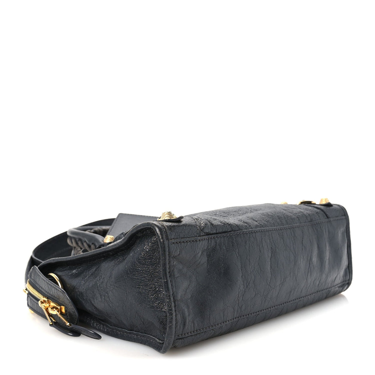 Agneau Giant 12 Gold Hardware S City Gris Fossile