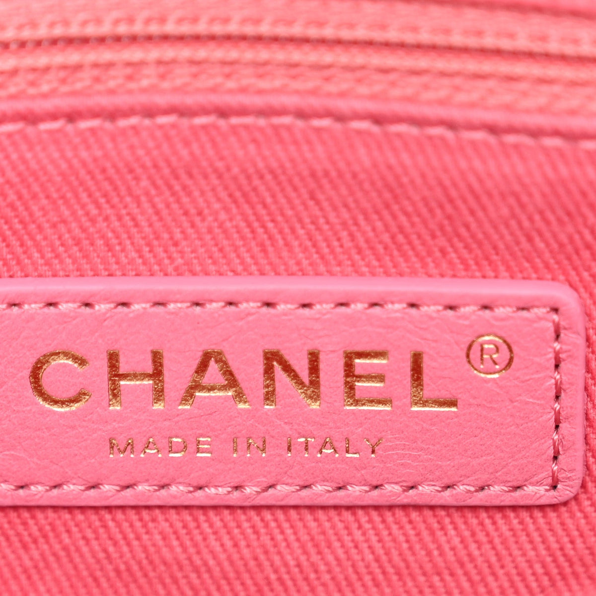 Caviar Lizard Embossed Quilted Mini Coco Handle Flap Pink