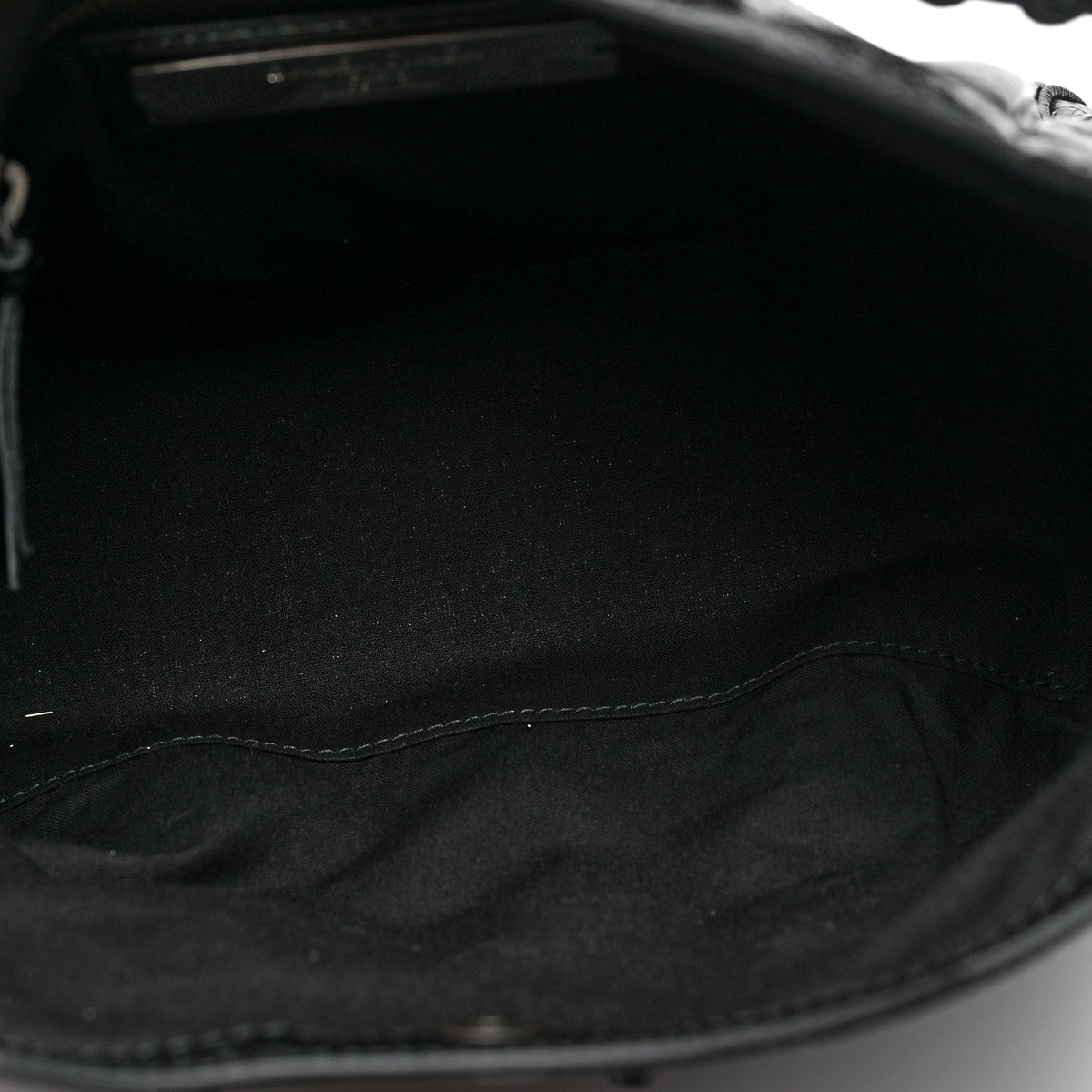 Agneau Arena Classic Hardware Small Le City Bucket Bag Black