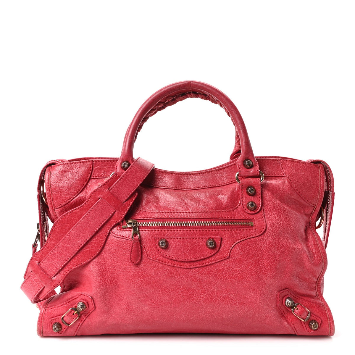 Agneau Giant 12 Rose Gold Hardware City Rose Thulian