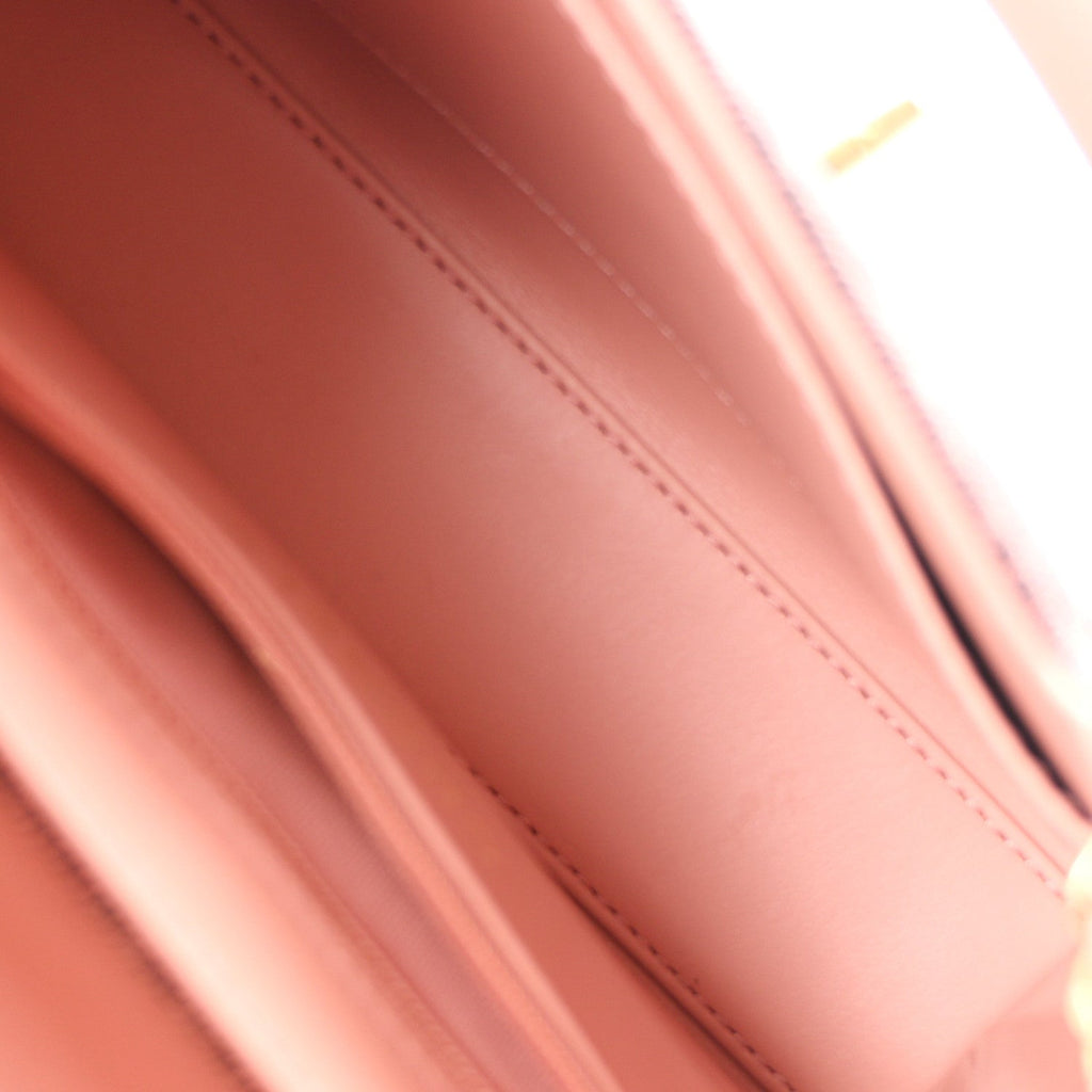 Denim Quilted Nano Kelly Shopper Orange Black