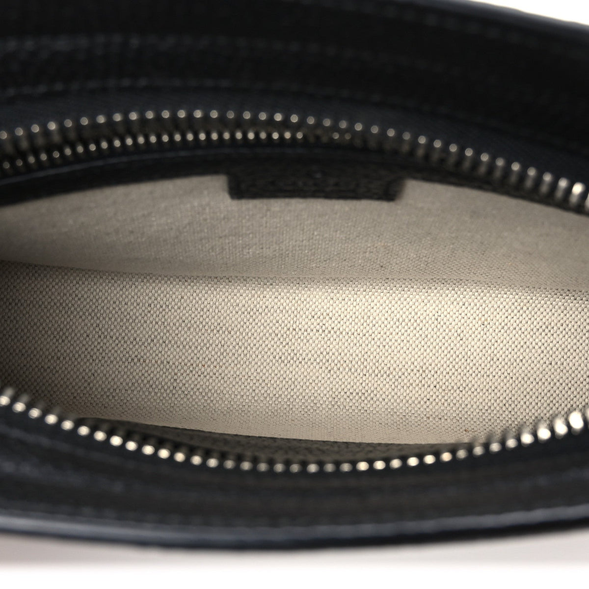 Monogram Jumbo GG Textured Dollar Calfskin Crossbody Bag Black