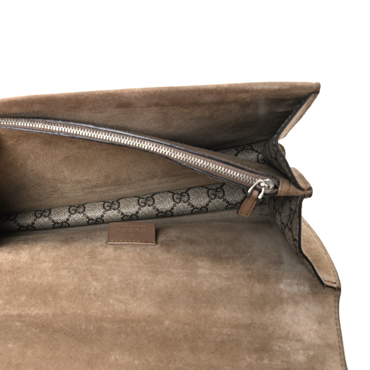 GG Supreme Monogram Small Dionysus Shoulder Bag Taupe